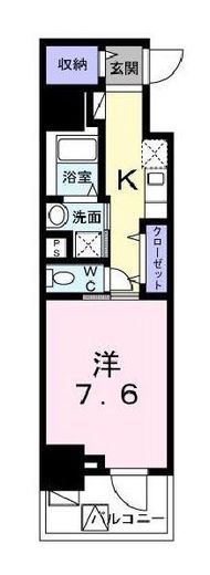 May Fair　402号室　間取り