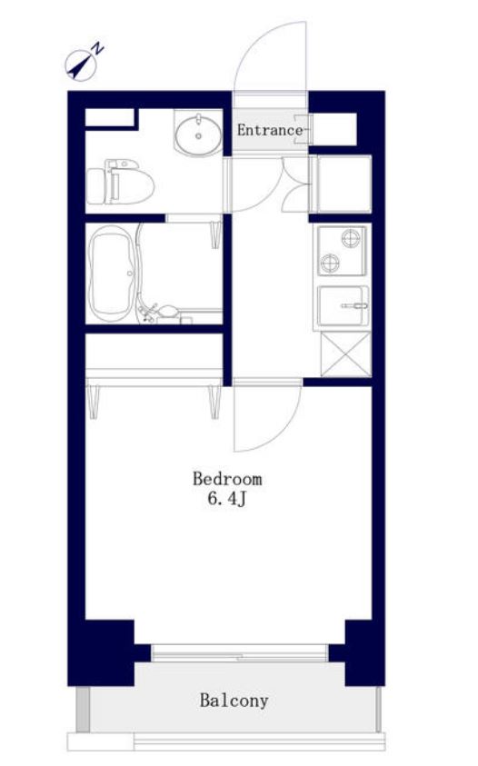 ヒューマンハイム月島　501号室　間取り