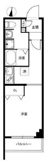 クリアルプレミア目黒 (CREALpremier目黒)　002号室　間取り