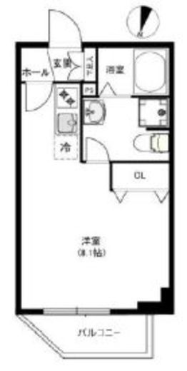 クリアルプレミア目黒 (CREALpremier目黒)　206号室　間取り