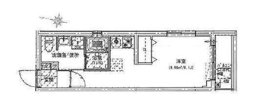 クリアルプレミア目黒 (CREALpremier目黒)　301号室　間取り