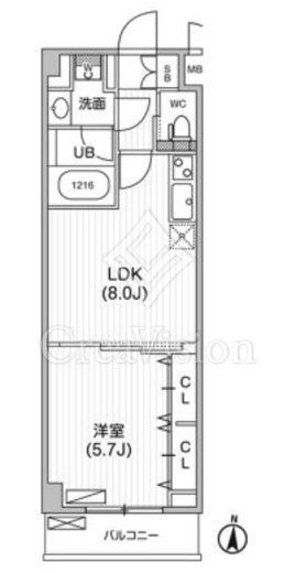 パークガーデン　302号室　間取り
