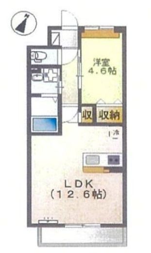 カルムメゾン目黒　103号室　間取り