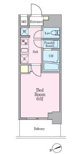 リビオメゾン大森EAST　601号室　間取り