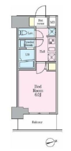 リビオメゾン大森WEST　204号室　間取り