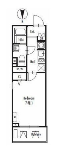 GRAN PASEO 蒲田Ⅱ(グランパセオ蒲田2)　205号室　間取り