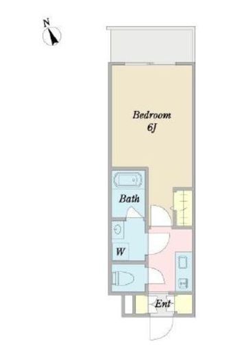 PREMIUM CUBE G 白金台 (プレミアムキューブジー白金台)　505号室　間取り