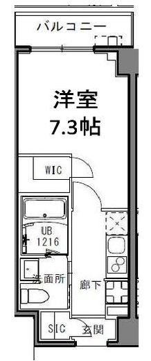 S-RESIDENCE目黒大岡山　211号室　間取り