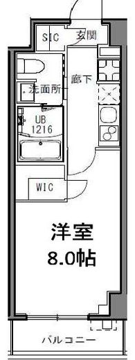 S-RESIDENCE目黒大岡山　305号室　間取り