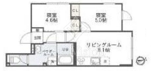 PASEO都立大学 (パセオ都立大学)　N401号室　間取り