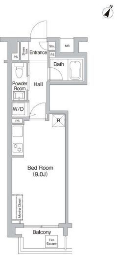 プライムアーバン三軒茶屋　603号室　間取り