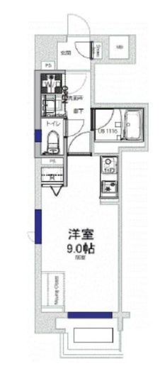 プライムアーバン三軒茶屋　604号室　間取り