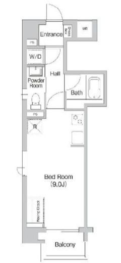 プライムアーバン三軒茶屋　404号室　間取り