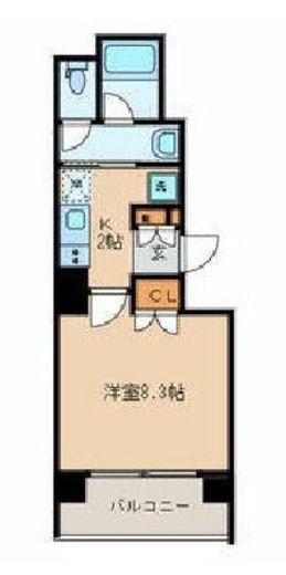 フィヤージュ南桜公園　402号室　間取り