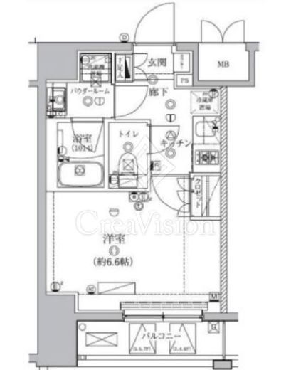 ル・サレーヴ　304号室　間取り