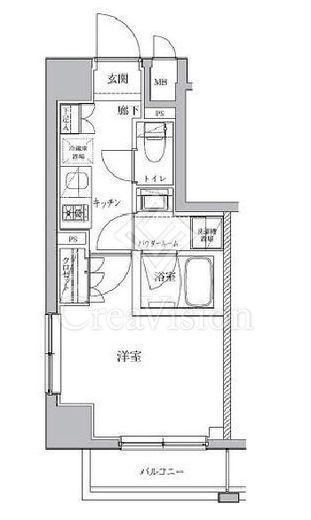 ル・サレーヴ　801号室　間取り