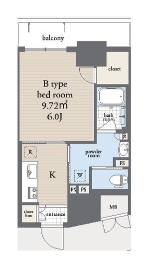 リオグランデ　302号室　間取り