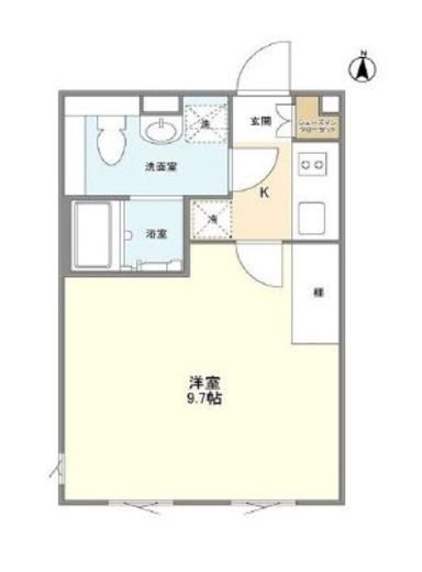 アレーロ三軒茶屋3　402号室　間取り