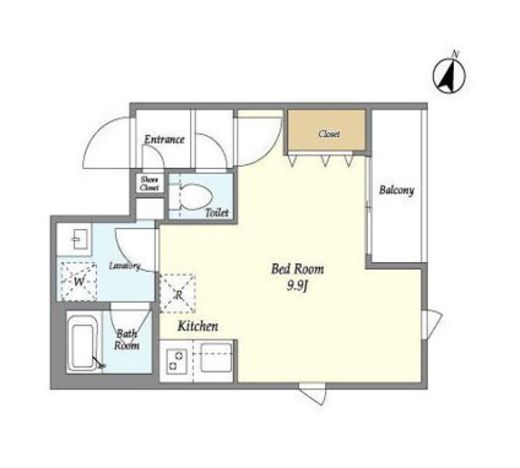 グランフラット桜新町　401号室　間取り