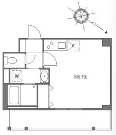 KDXレジデンス上野毛　407号室　間取り