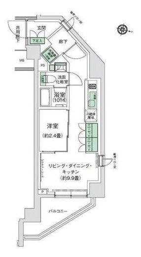 スタイリオ三軒茶屋　304号室　間取り