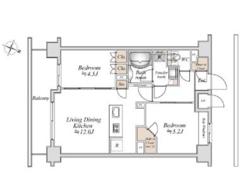 LiveCasa南六郷 (ライブカーサ南六郷)　503号室　間取り