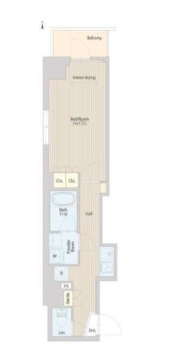 グラングレイス若林　101号室　間取り