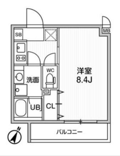 ALTERNA北品川 (オルタナ北品川)　301号室　間取り