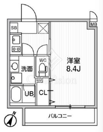 ALTERNA北品川 (オルタナ北品川)　301号室　間取り