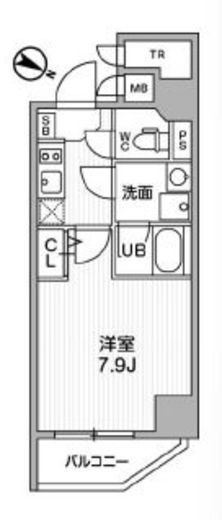 ALTERNA北品川 (オルタナ北品川)　502号室　間取り