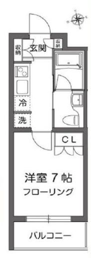 ガーデン用賀　108号室　間取り