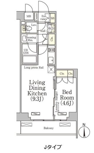 ベルファース大森山王　217号室　間取り