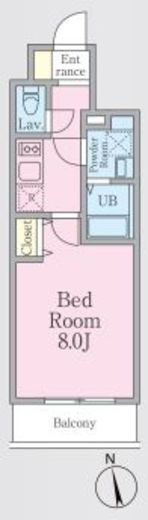 ルネサンスコート馬込　307号室　間取り