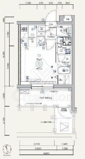 SYFORME TOGOSHI KOENⅡ (シーフォルム戸越公園2)　505号室　間取り