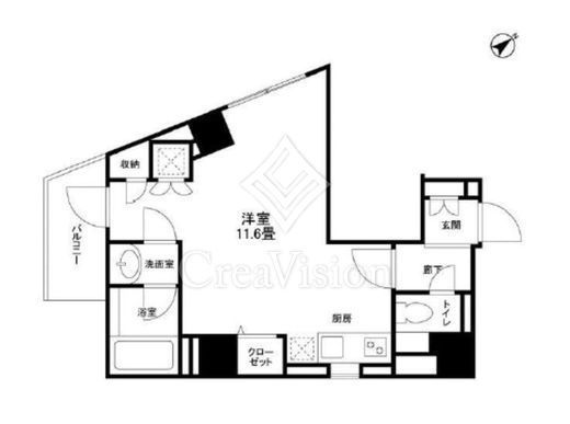 季美　東大井　401号室　間取り
