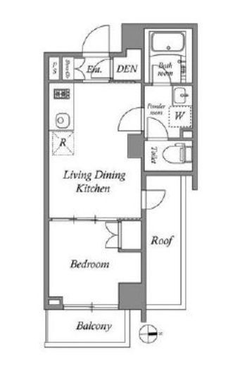 テラス大鳥居エアーズ　401号室　間取り