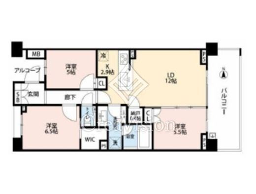 クラッシィハウス上北沢　413号室　間取り