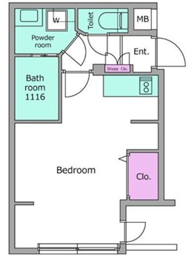 レジディア世田谷若林　309号室　間取り