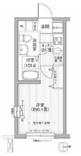 ローレル戸越　201号室　間取り