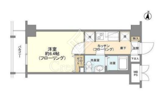 ステージファースト三軒茶屋アジールコート　303号室　間取り
