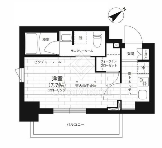 ステージファースト大森山王　704号室　間取り