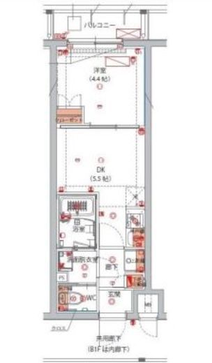 ハーモニーレジデンス大森山王THE GARDEN　305号室　間取り