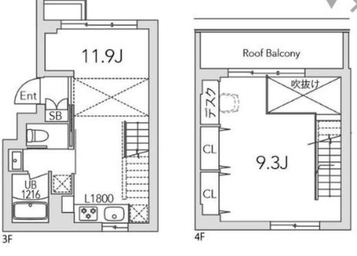 グランデュオ代沢4 (Gran Duo Daizawa4)　302号室　間取り