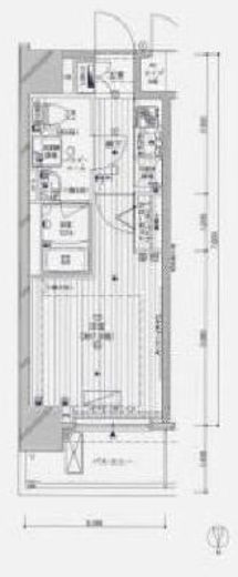 メインステージ大森北　201号室　間取り