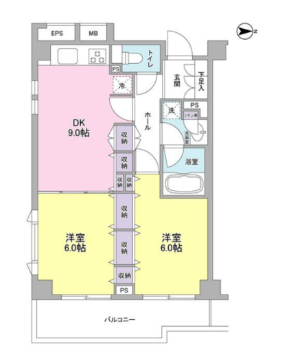 リバーレ蒲田仲六郷　101号室　間取り