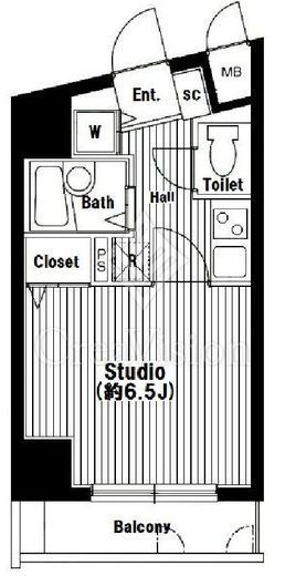 グランド・ガーラ渋谷　11F1号室　間取り