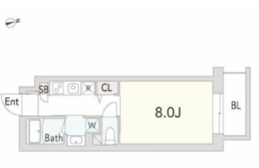 グランデュオ経堂15 (GranDuo Kyodo15)　106号室　間取り