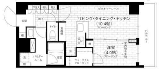 ステージグランデ京急蒲田　702号室　間取り