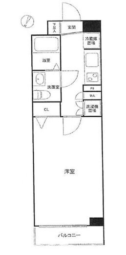 ステージファースト田園調布アジールコート　303号室　間取り