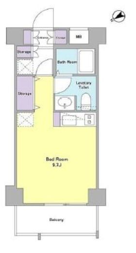 スタイリオ下丸子　202号室　間取り